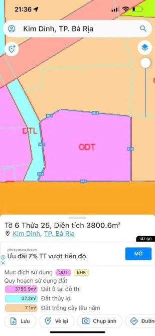 Đất Măt Tiền Kim Dinh, Tp. Bà Rịa, BRVT - P. Long Hương Tp HCM - 1
