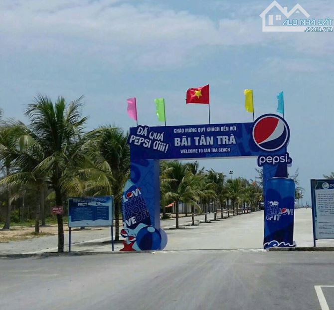 Bán cặp đất Biển Tân Trà đường Võ Văn Đồng ( 10 x 20) kẹp cống bên hông 3 mặt thoáng - 1