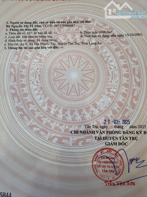 Nhà vuờn 1164m2 giá 4,5 tỷ Tân phước tây_ tân trụ_Long an cực sang trọng Chil chil - 13