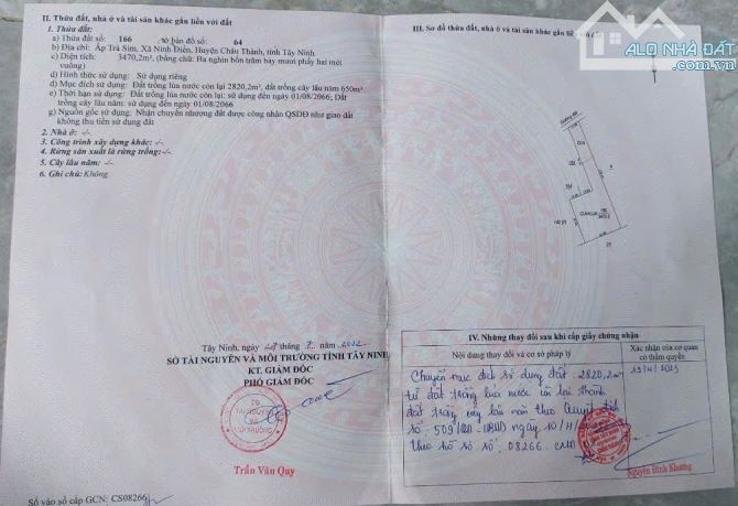 Bán lô đất đường xe hơi 796, xã Ninh Điền, Châu Thành, Tây Ninh - 2