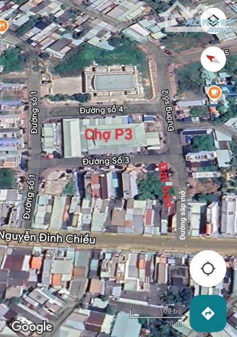 Nền góc chợ P3 TP Tân An tỉnh Long An - 2