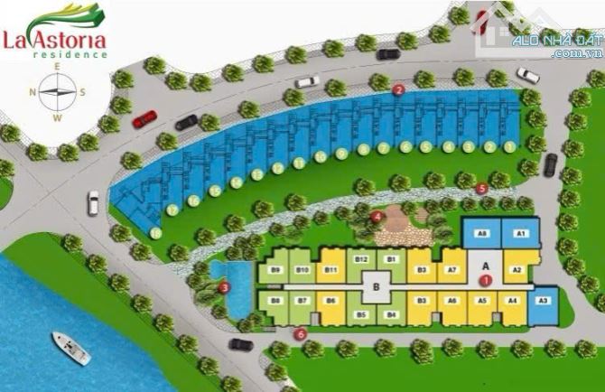 Bán nhà mặt phố Shop house dự án La Astoria đường Nguyễn Duy Trinh Quận 2 cũ (108m2) 21 tỷ - 2