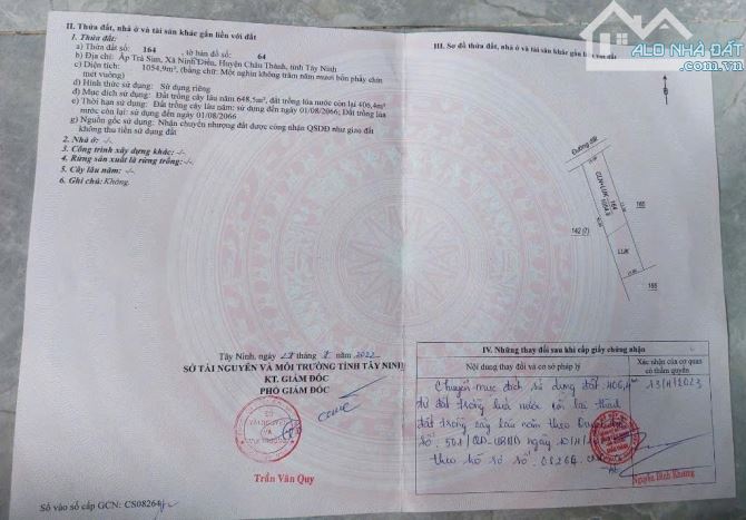 Bán lô đất đường xe hơi 796, xã Ninh Điền, Châu Thành, Tây Ninh - 3