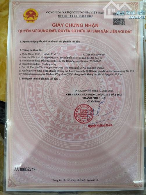 Bán Đất Ngang 8m Sát chợ Đông Hoà , Tp Hồ Chí Minh - 5