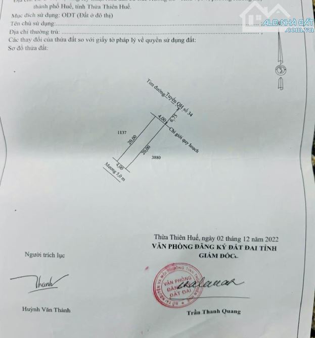 🎯🎯ĐẤT MẶT TIỀN PHẠM VĂN NGHỊ KQH HƯƠNG SƠ, TP HUẾ - 5