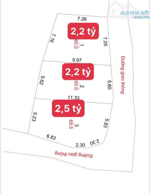 SIỂU HÓT - 3 Lô Đất Đẹp - Đường Xe 7 Chỗ Gần Sân Banh A29 Phường Bình Đa - Tam Hiệp - 8
