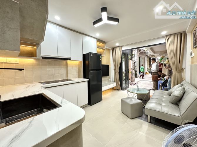 Nhà mới 3 Tầng, Bình Thạnh, Oto cạnh nhà, Mua ở hoặc cho thuê, Khu đồng bộ, Nhỉnh 3 Tỏi - 9