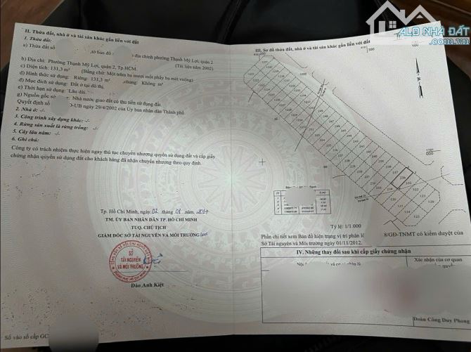 Bán đất dự án Phú Nhuận TM. Lợi Quận 2 cũ đường Nguyễn Văn Kỉnh (262m2) 158 tr/m2 - 9