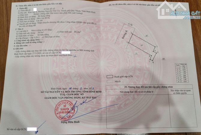 Bán nhà 3 tầng đẹp hẻm Ngô Mây, DT 28m2, Giá 2.6 tỷ