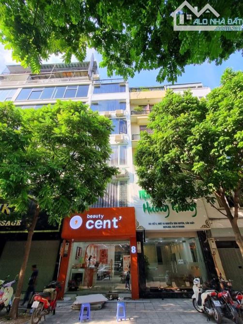 Nhà KINH DOANH Nguyễn Văn Huyên Cầu Giấy 70m 8 tầng MT gần 5M Vỉa hè rộng 2 thoáng 33,5 tỷ