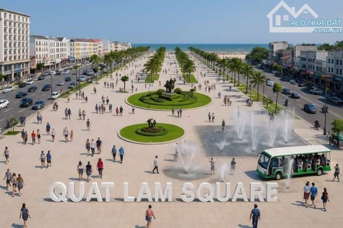 Bán đất biển Quất Lâm sát nghỉ dưỡng Flamingo, 100m2 MT5m trục chính kinh doanh chỉ hơn tỷ