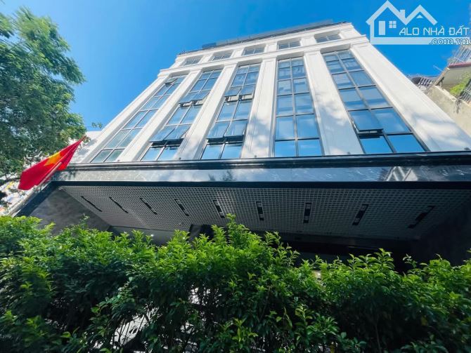 Bán nhà mặt phố, vỉa hè Trích Sài, Tây Hồ 230m 8 tầng MT 12m 110 tỷ