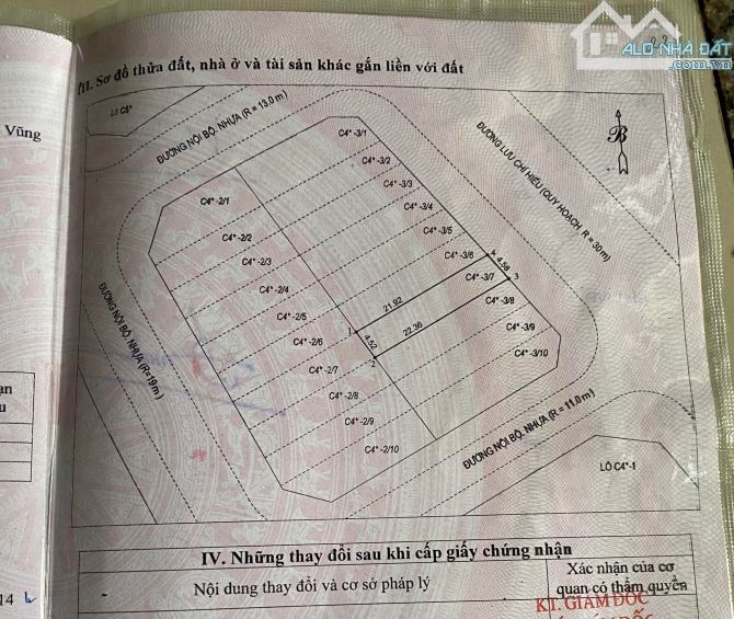 BÁN LÔ ĐẤT 99M2 KHU ĐÔ  THỊ CHÍ LINH PHƯỜNG THẮNG NHẤT GIÁ 7,2 TỶ