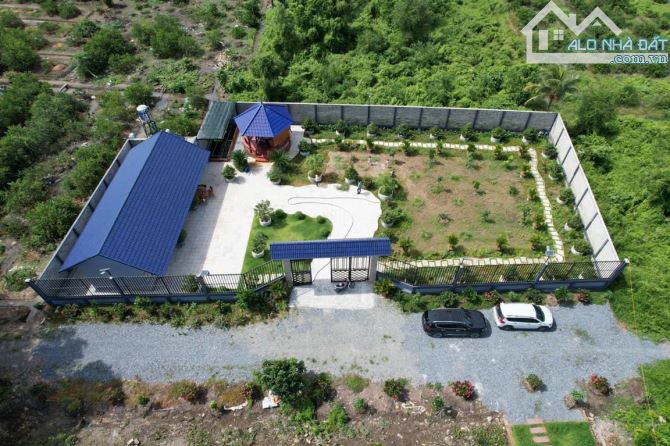 Hiếm có khó tìm: Nhà vườn 1.000m² view sông Vàm Cỏ, chỉ 200m ra đường lớn
