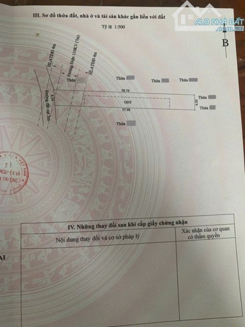 Bán đất (rẻ) 6.5x59m, hẻm Bình Chuẩn 39 p. Bình Chuẩn gần Ngã Tư Miếu Ông Cù - 1