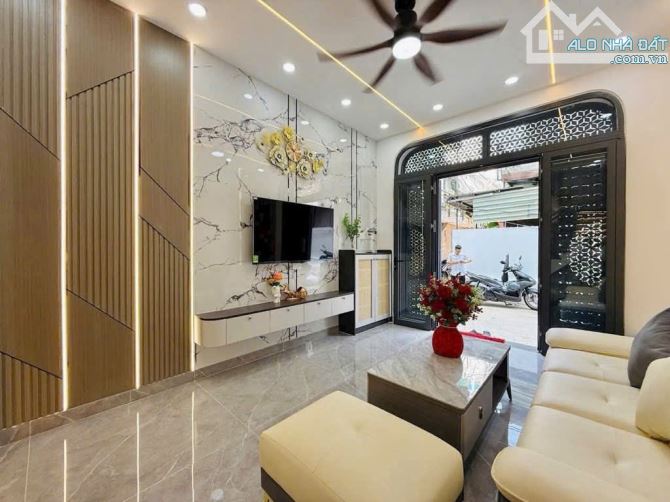 [56M²] SIÊU PHẨM 4 TẦNG ĐƯỜNG LÊ ÐỨC THỌ, P16 GÒ VẤP – FULL NỘI THẤT – KHU VIP – 5.8 TỶ - 1