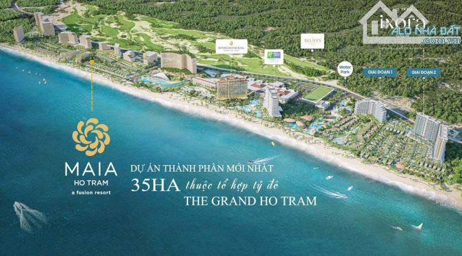 Căn Hộ MAIA Resort 2,3 tỷ/căn, Thanh toán 4 năm Trong Tổ Hợp 4,2Tỷ USD The Grand Hồ Tràm - 2