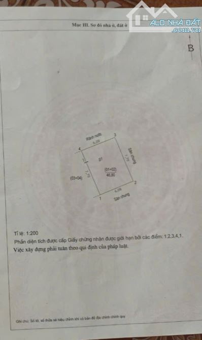 BÁN ĐẤT TẶNG NHÀ C4 48/80M, MT: 6M Ô TÔ TRÁNH GẦN PHỐ CHỈ 6.5 TỶ,