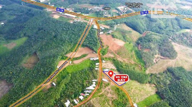 200m2 có 100m2 đất ở mặt  tiền đường dân cư đông cặp sát quốc lộ 14 chỉ 150 triệu - 2