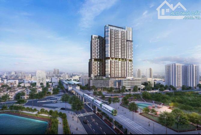 Chuyển nhượng dự án tòa dịch vụ thương mại và khách sạn mặt phố cầu giấy DT 6300m2 . MT40m - 2