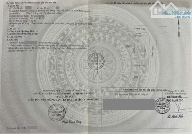 Đất khu Đông An, phường Tân Đông Hiệp, TP Dĩ An. 8,5 tỷ - 4