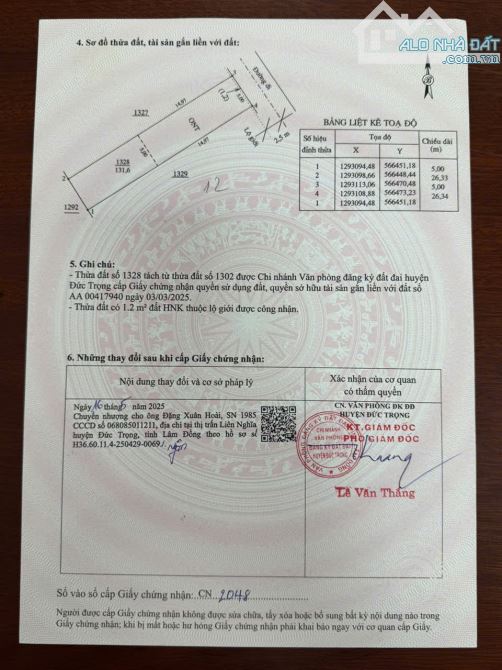 SIÊU PHẨM ĐẤT NỀN XUẤT HIỆN TẠI ĐỨC TRỌNG LÂM ĐỒNG - GIÁ CỰC TỐT CHO NHÀ ĐẦU TƯ - 5
