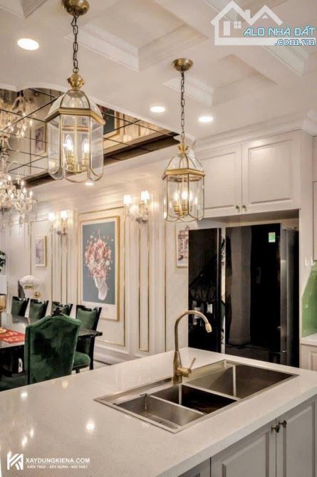 nhà thiết kế kiểu Biệt thự Kiến trúc Tân Cổ Điển,Tổng 5 phòng ngủ, 6 wc.có thang máy - 7