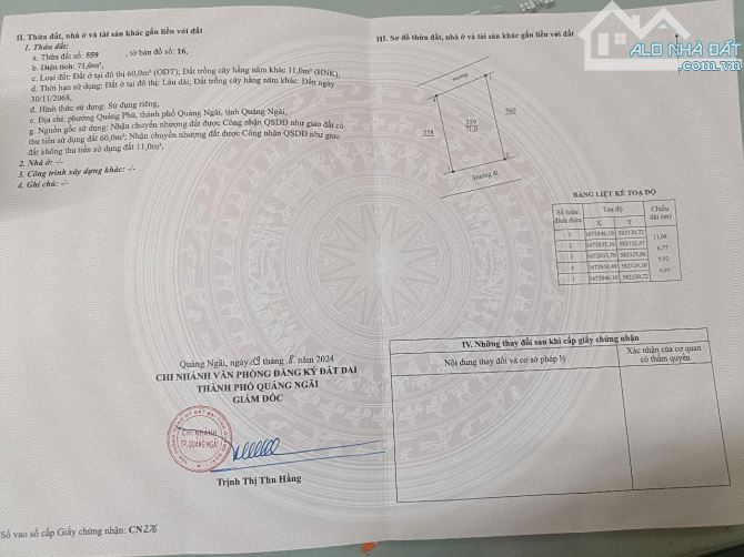 Bán nhà đẹp (Dt. 71m2 ngang gần 7m) Hẻm Ô tô tải thông, P Quảng Phú, Tp Quảng Ngãi - 8