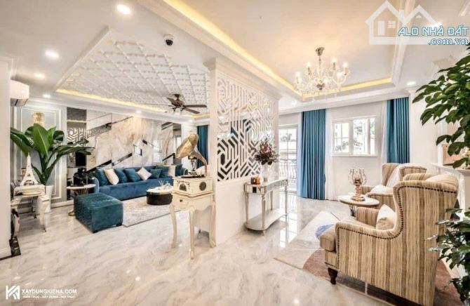nhà thiết kế kiểu Biệt thự Kiến trúc Tân Cổ Điển,Tổng 5 phòng ngủ, 6 wc.có thang máy - 9