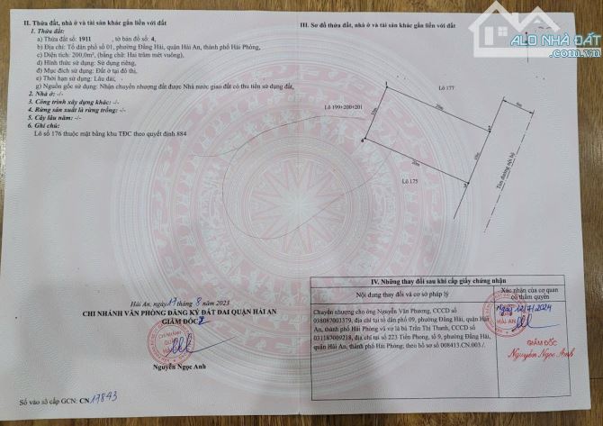 Lô đất biệt thự duy nhất còn sót lại tại TĐC Gốc Lim gần công viên