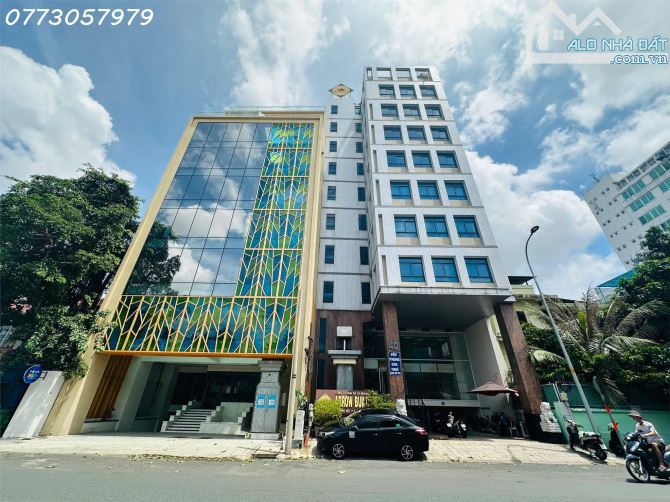 BÁN TÒA NHÀ VĂN PHÒNG – 40 HOÀNG VIỆT, P.4, TÂN BÌNH. 2 HẦM 10 TẦNG, 2 THANG MÁY