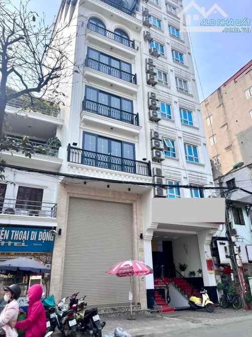Thật 100%! Toà mặt phố Vương Thừa Vũ, vỉa hè 5m, kinh doanh, 9T thang máy, DT 1.2 tỷ/năm