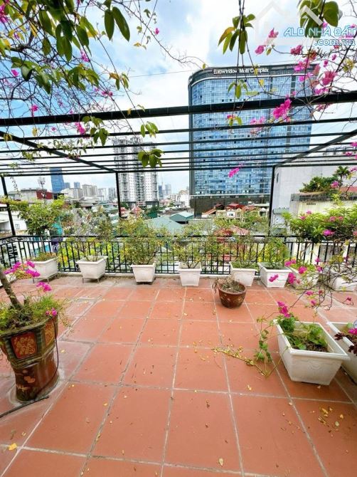 Bán nhà Nguyễn Thị Định, Cầu Giấy GARA kinh doanh 118m 8 tầng MT6,5 LÔ GÓC 6 mét ra phố - 1