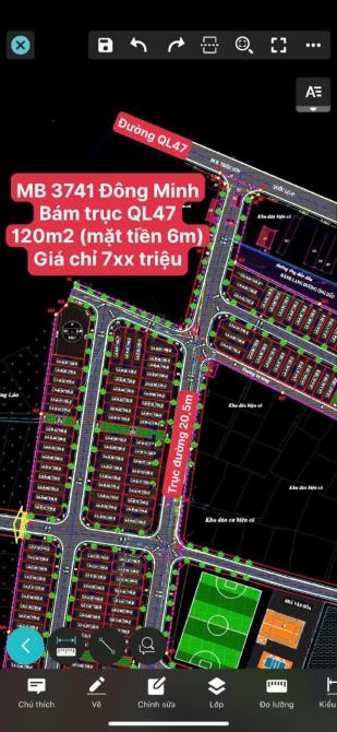 Siêu rẻ! Lô 120m2 ngay nút giao cao tốc Bắc Nam TP Thanh Hóa giá 7xxtr mới đấu giá - 1
