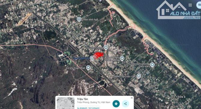 Đất Biển Quảng Trị 10x50m giá chỉ 6xx triệu gần Cảng Mỹ Thủy - 1