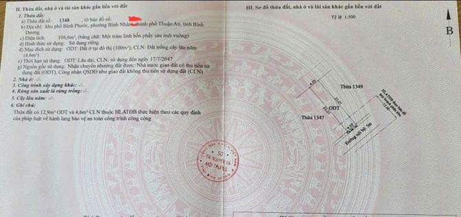 Bán đất SHR 105m², 2MT xe hơi, cách chợ 300m, nhỉnh 2 tỷ TL - 1