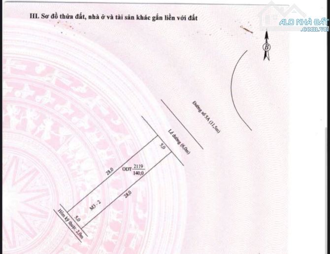Bán nền 140m2, Đường 5A, KDC HỒNG PHÁT AN BÌNH ( 35,8 triệu/m2 ) - 2