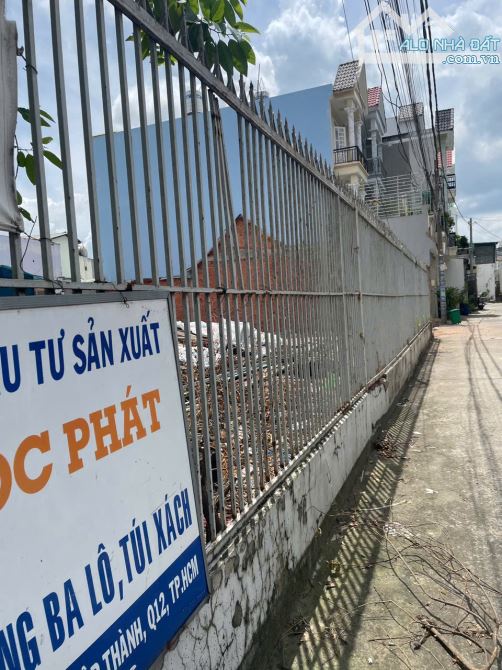 BÁN LÔ ĐẤT GIÁ 5,45T,  NGANG 4,5M, MT ĐƯỜNG TRẦN THỊ HÈ, Q12. - 2