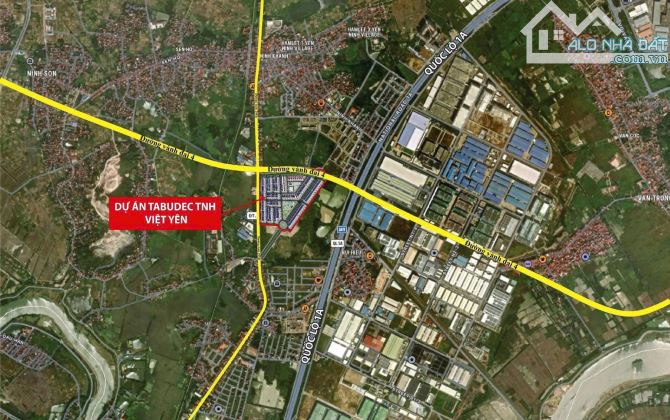 BÁN DỰ ÁN TABUDEC VIỆT YÊN - NHẬN ĐẶT CHỖ LÔ ĐẸP NHẤT - 100M2 - 4,1 TỶ - 2