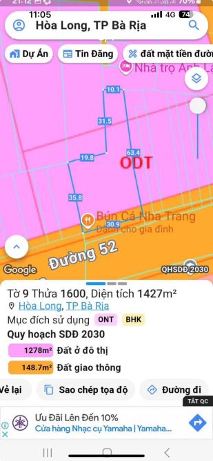 Bán Biệt Thự và Kiot  kinh doanh mặt tiền TL52 - Hòa Long , Tp Bà Rịa - 2