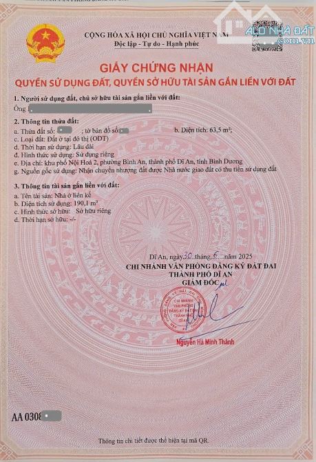 Bán nhà full nội thất gần làng đại học quốc gia Tp.HCM, Tp.Dĩ An chỉ 7,2 tỷ TL M6442 - 24