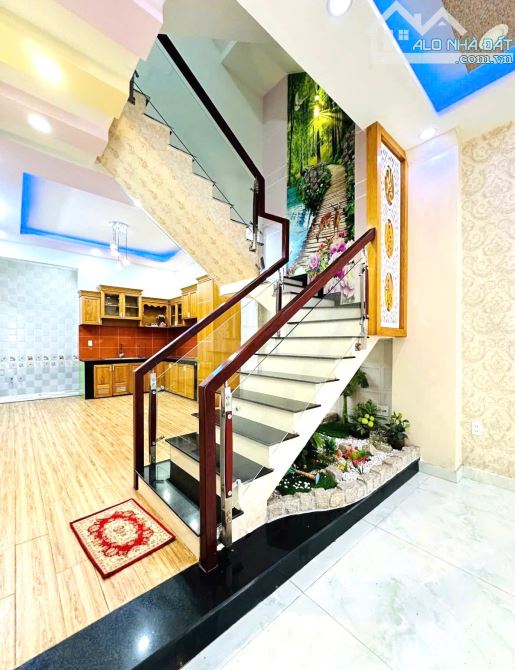 Chỉ nhỉnh 7 Tỷ TL! Nhà Gò Vấp 64M² – 4 Tầng – XE HƠI ĐỖ CỬA – Gần Emart! - 3