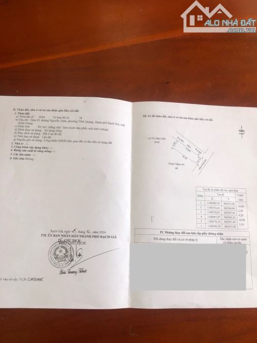 Bán nhà cấp 4 Hẻm 4 Đường Nguyễn Tuân - phường rạch Giá - tỉnh An Giang - 3