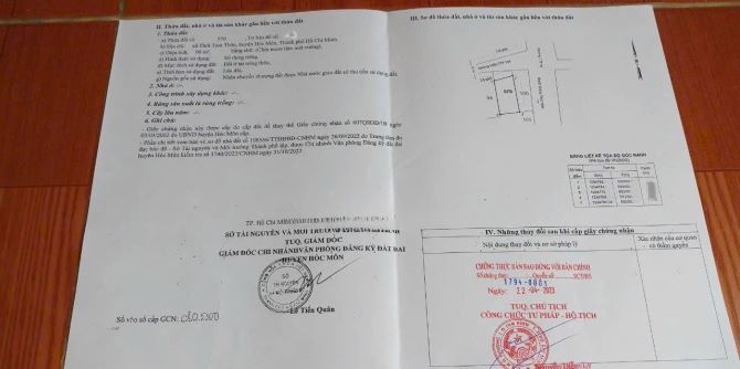 Ngộp bán căn nhà tại nguyễn thị sáng,hóc môn dt 98m2 giá 985 triệu sổ hông riêng - 4