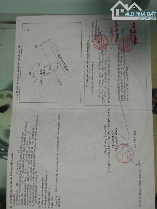 Bán nhanh, Đất Ngọ xá, Châu Minh, Hiệp hoà, Bắc Giang, 115.6m, mt 5,5m, 2,35 tỷ - 4