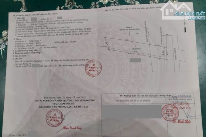Nhà gần chợ Dĩ An 2, phường An Bình, TP Dĩ An. 4,85 tỷ - 4