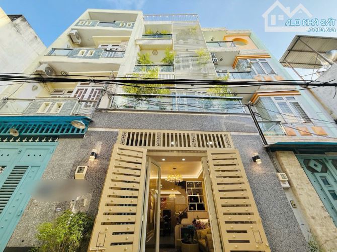 🏡HẺM XE HƠI➖CÁCH MẶT TIỀN QUANG TRUNG 30m➖4 TẦNG ~50m2 4PN 5WC➖FULL NỘI THẤT➖GẦN MERCEDES - 4