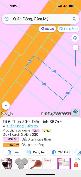 Thanh lý lô đất mt đường nhựa 10m - 5
