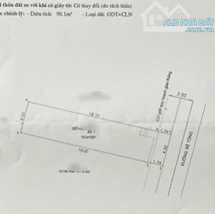 Bán đất gần GO 1km, p.Đông Hòa, Tp.Dĩ An chỉ 3,79 Tỷ TL / lô  M6935 - 5