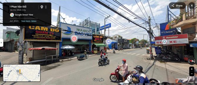 1.200M2, THỔ CƯ 100%, MẶT TIỀN PHAN VĂN HỚN + PHAN VĂN ĐỐI 55 TỶ - 1